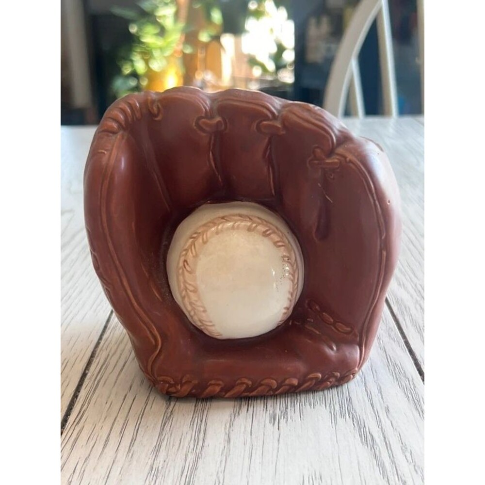 Vintage Parma Japan Baseball Mitt Glove Ceramic Planter